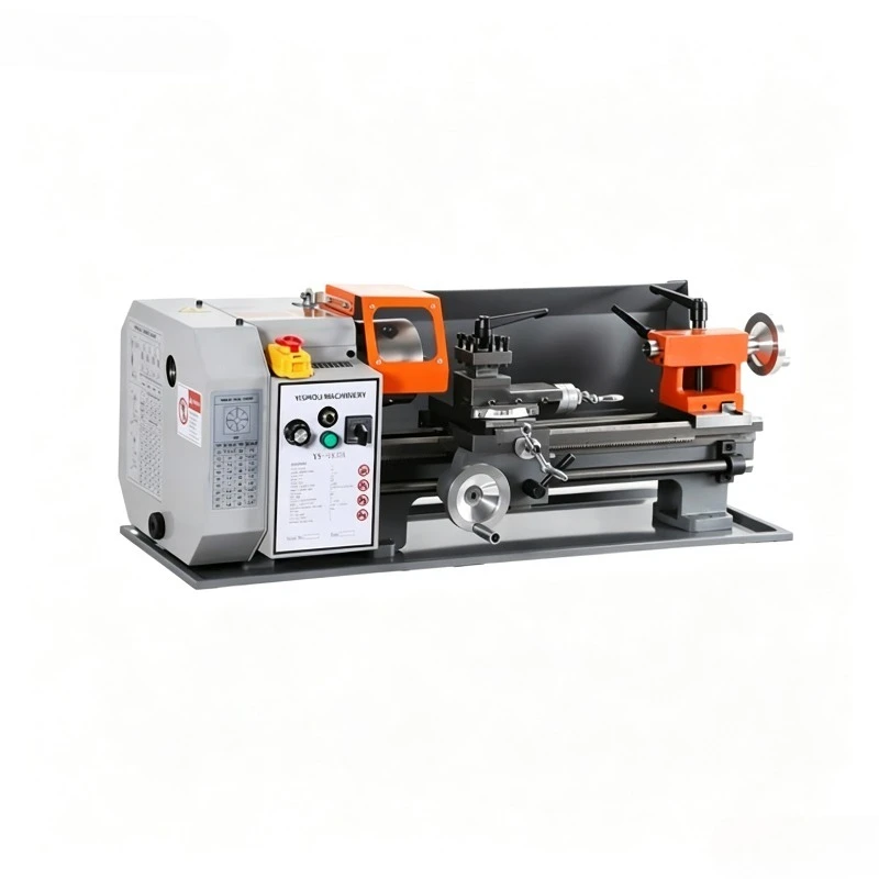 1835 Mini Multifunctional 210V Metal Lathe Precision Machinery Household Metal Woodworking Lathe