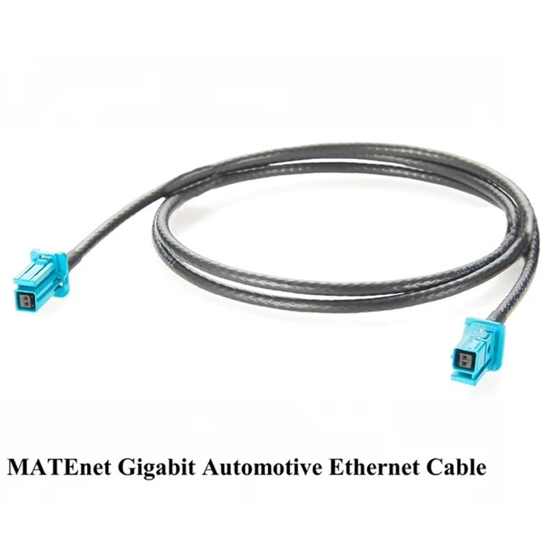 H- to MATEnet Car Ethernet Cable 2302510-9 TE MATEnet to Rosenberger H- E6K10A-1BZZ5-Z Vehicle Ethernet Harness