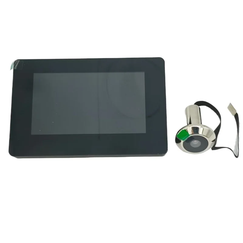 

4.3 Inch Peephole Doorbell 720P Visual Door Monitor Security Doorbell for Home Apartment Cat Eye 145° Wide Angle Camera Doorbell