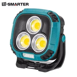 Super Bright Work Flashlight 1800LM Portable Spotlight Multi Color Temperature USB Output Power Bank Function for Outdoor