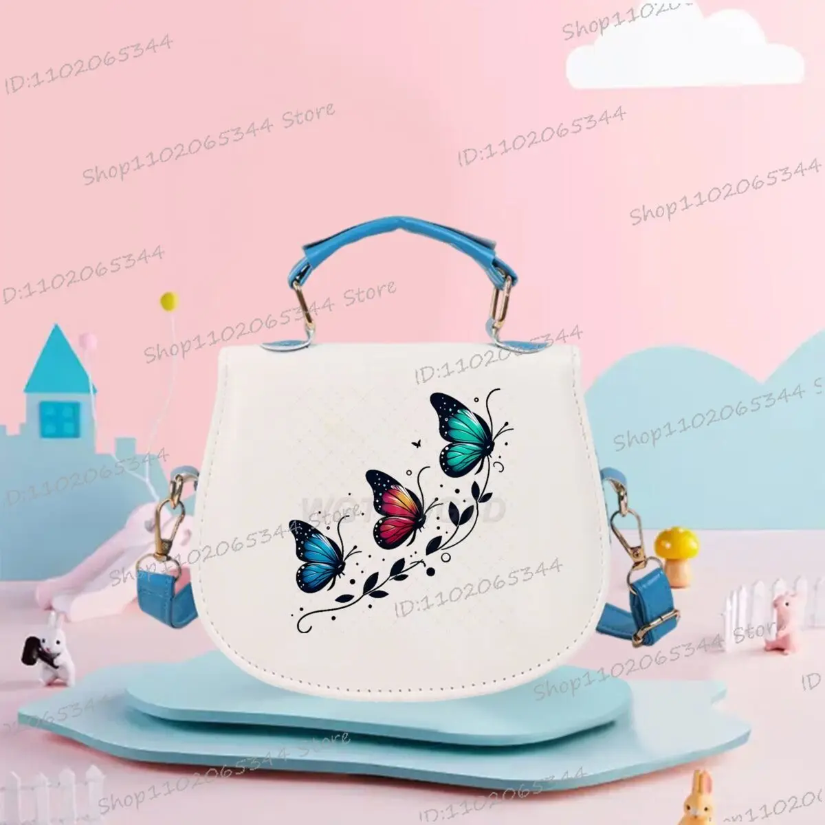 

Fashion Butterfly Tote Bag Vintage Butterfly Women's Crossbody Bag Lipstick Phone Storage Y2K Shoulder Bag Butterfly Handbags