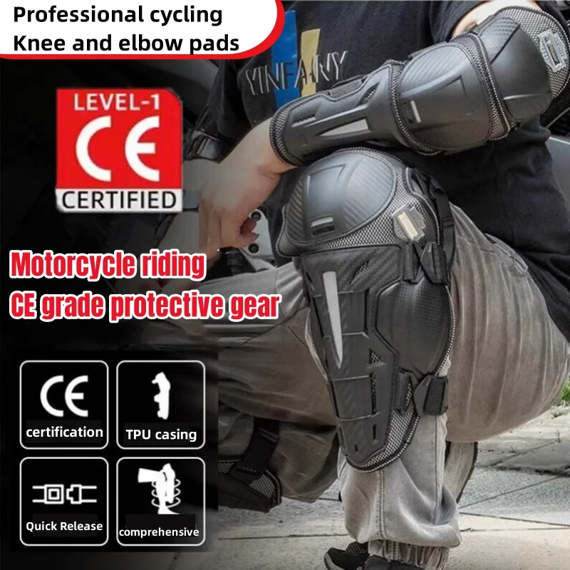 

Motorcycle Knee Elbow Protection Riding Equipment Anti-skid Breathable CE Grade Motorcycle Fall Protection Collision Avoidance