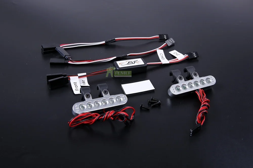 

1/5 Rc Rofun Light Controller with Alloy Two Rear Tail Lights for Losi 5ive-T ROVAN LT Km X2 Fid Dtt Ql Truck Parts