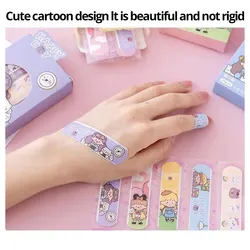 60 Pcs First Band Aid Adhesive for Children Cute Cartoon Medical Patch Waterproof Wound Adhesive Bandages Dustproof Breathable