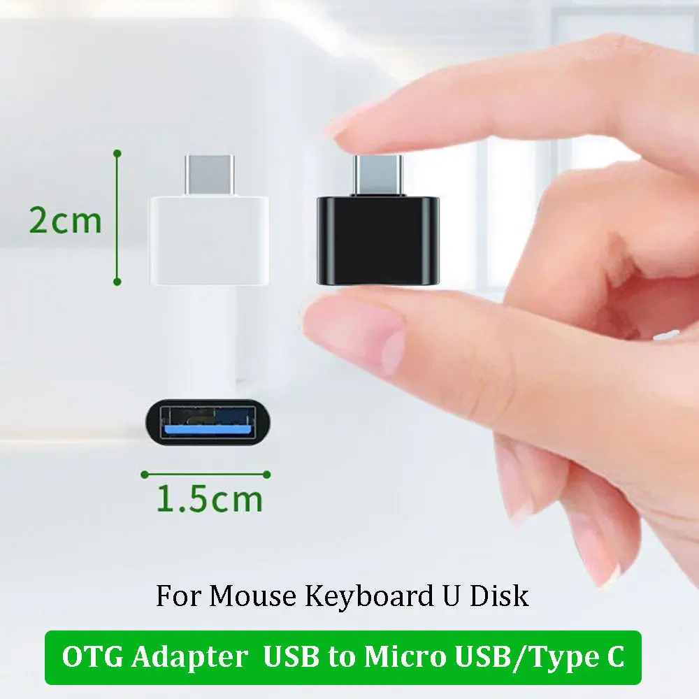 Micro USB/Type-C OTG Cable Adapter for Xiaomi Redmi Note 5 Micro USB Connector For Samsung S6 Tablet Android USB 2.0 OTG Adapter