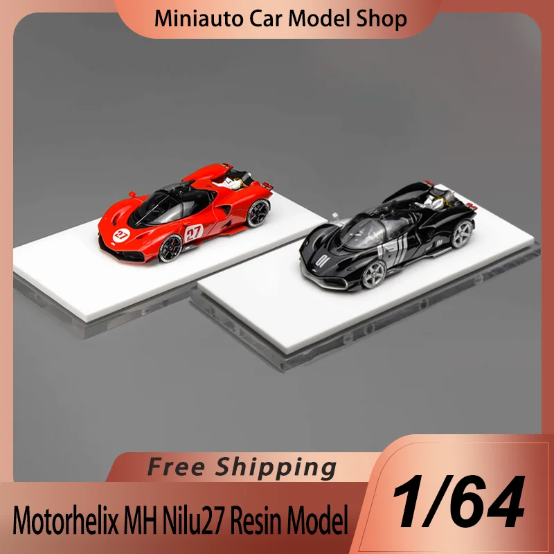 

New In Stock Motorhelix Mh 1:64 Nilu27 Resin Miniature Car Model Nilu27 Supercar Limited Edition 199pcs Model Toys Kids Gift