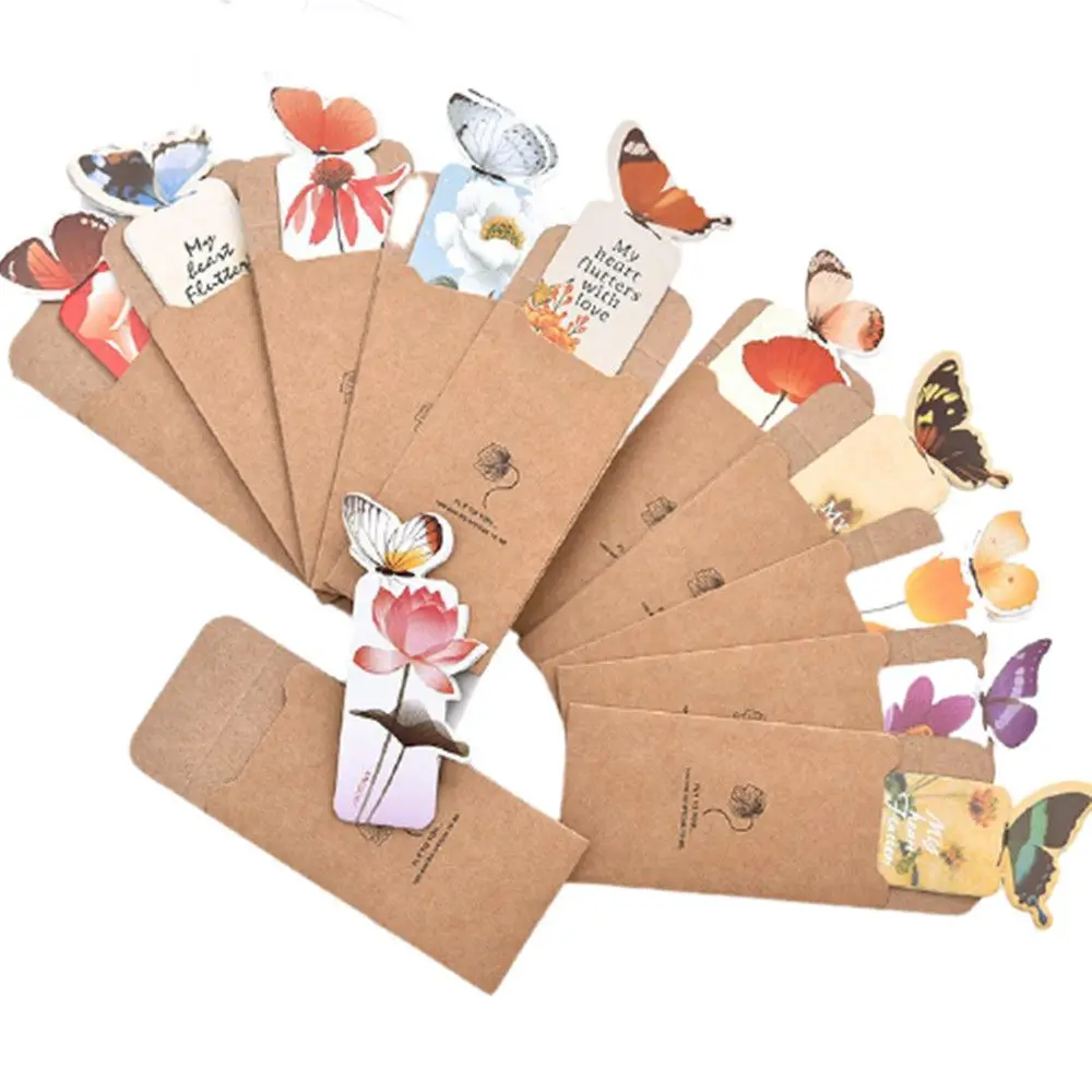 Vintage Cute Student 3D  Bookmarks Stationery Paper Bookmark Bookmark