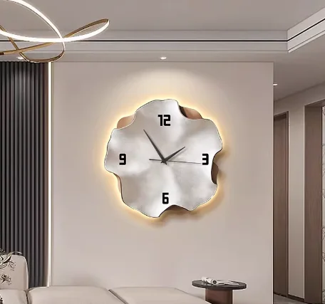 [3D imitation]European Premium Wall Clocks Quiet Office Elegant Aesthetic Christmas Wall Clock Living Room Luxury Horloge Murale