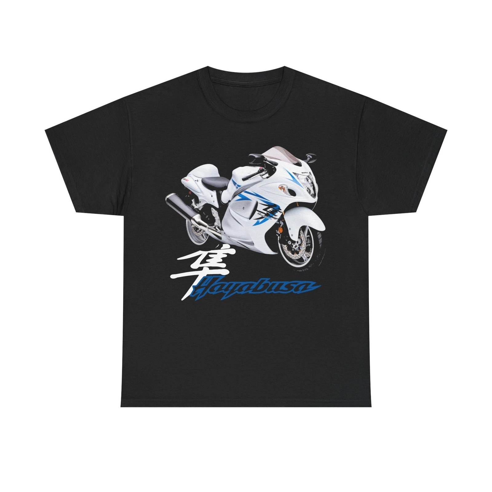 

Classic Japanese Hayabusa White Motorcycle T-Shirt 100% Cotton O-Neck Short Sleeve Summer Casual Mens T-shirt Streetwear