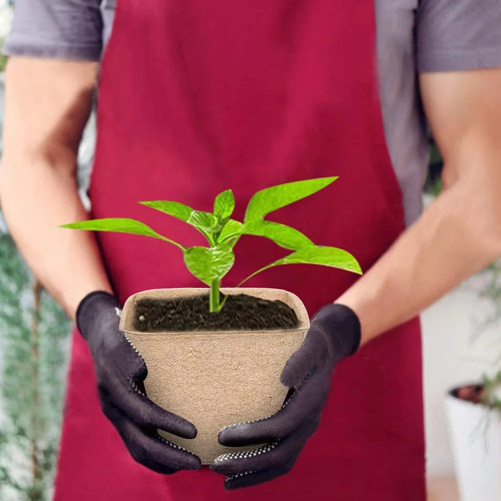 

100Pcs Durable Biodegradable Planting Nursery Cups for Succulent Cultivation with Holes Eco Friendly Gardening Paper Pots