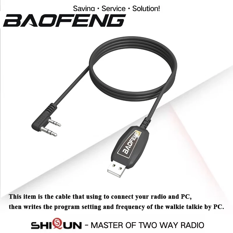 USB Programming Cable for UV-5RHProMax UV-18 Pro Max UV-17 UV-25 Quansheng UV-K6 Support Window 11 Driver Free Radio Accessories view 5