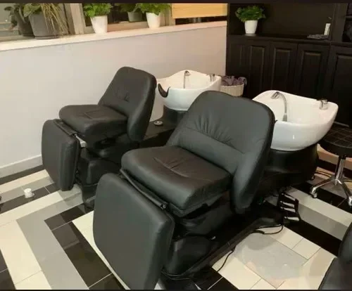 New Export High-Grade Electric Shampoo Chair Multifunctional Scalp Physiotherapy Bed Lifting Flat Rotating Barber Chair