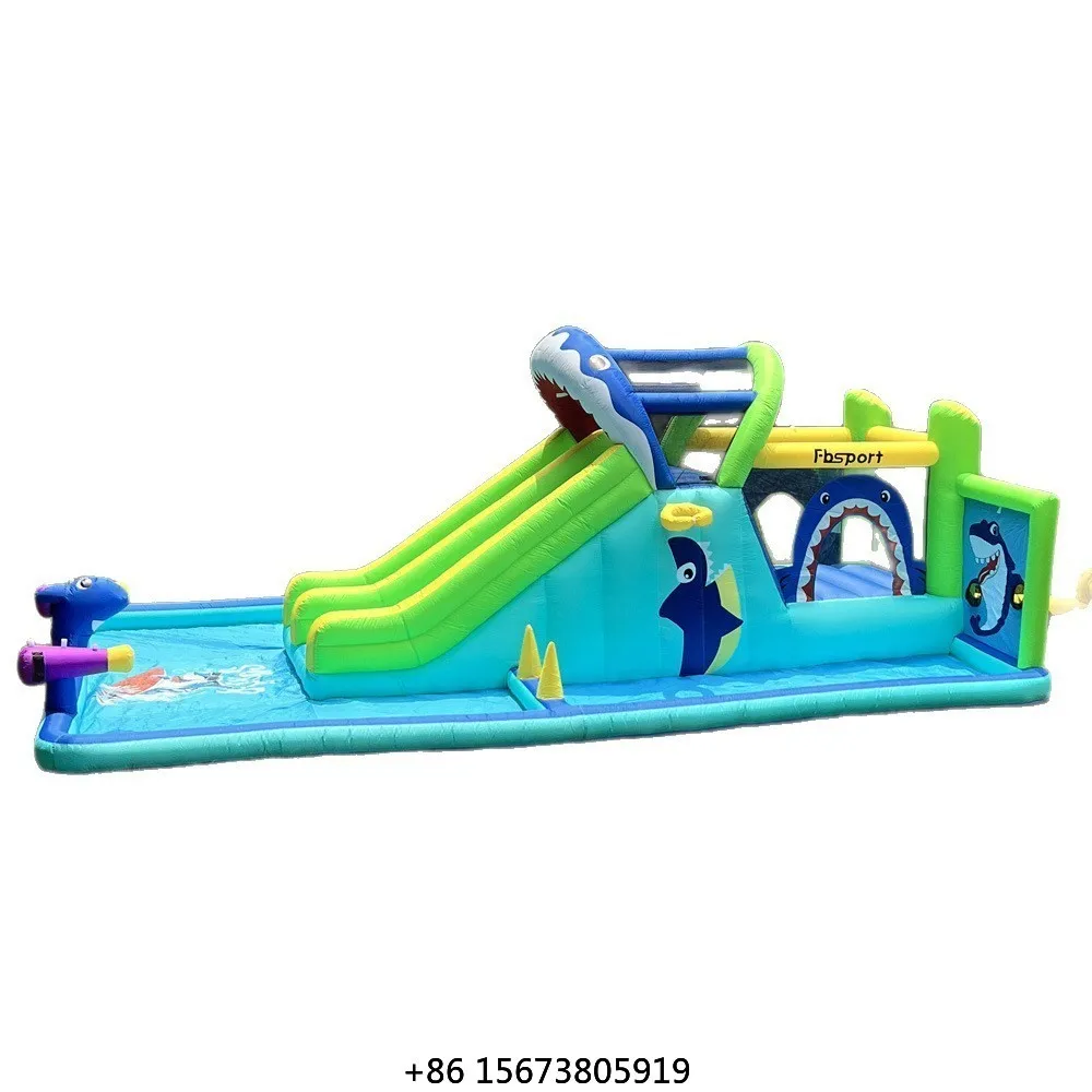 Factory Stock Home Use Multi Functional Trampoline Inflatable logo Slide Sports Slide Indoor Play Centre