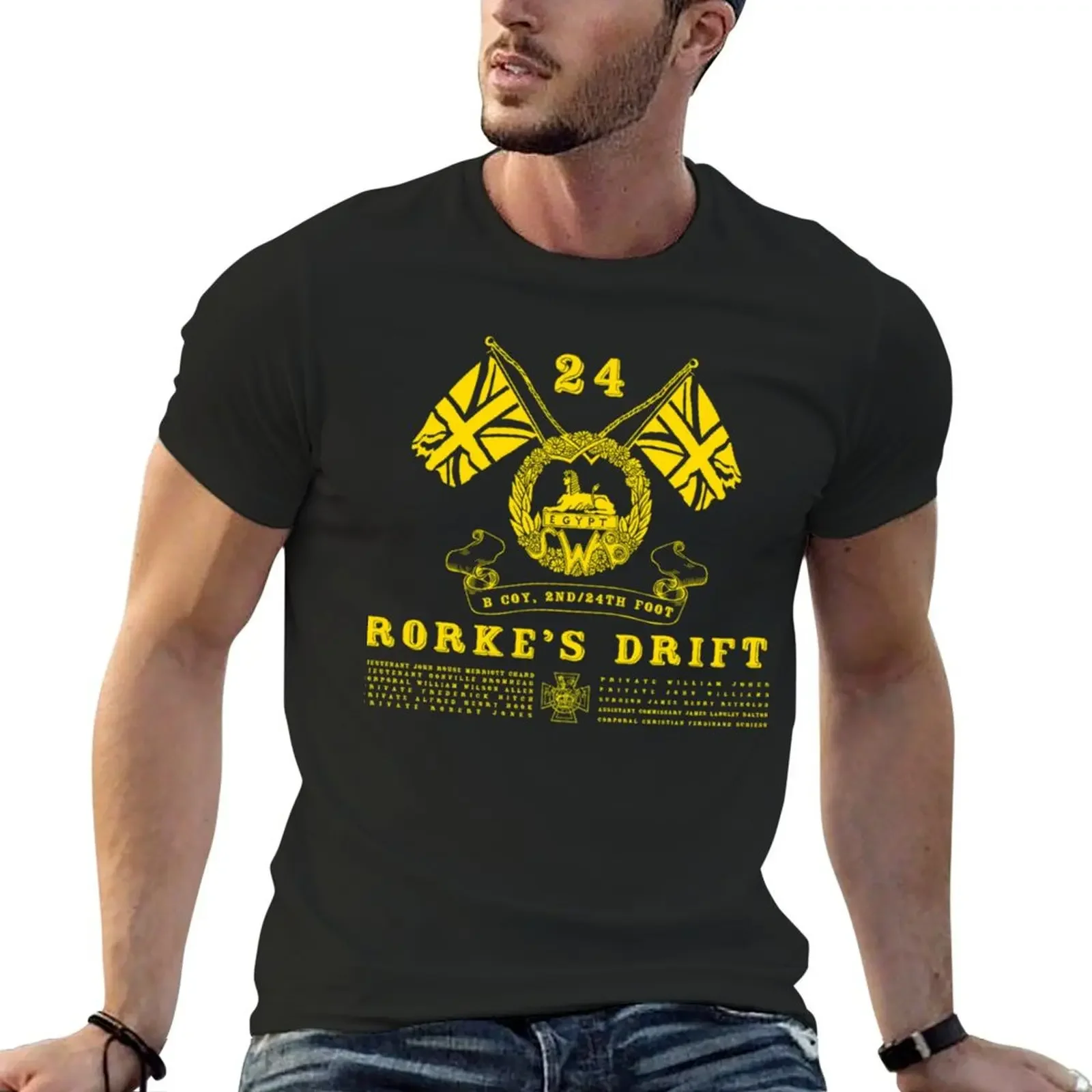 

Rorke’s Drift Inspired by Zulu Classic T-Shirt vintage graphic tee korean fashion plus sizes quick-drying t shirts men