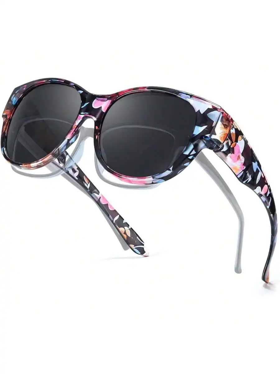 

Polarized Oversized Fit Over Sunglasses For Prescription Glasses UV400 Protection Fashion Women