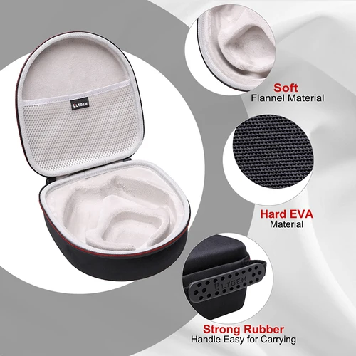 Imagen 2 del producto LTGEM estuche rígido EVA para Logitech G435 Lightspeed, auriculares inalámbricos Bluetooth para juegos, bolsa de almacenamiento de transporte