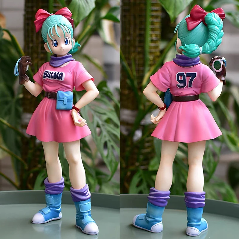 25cm Dragon Ball Bulma Anime Figures Bulma Glamours Tenkaichi Budokai  Action Figures PVC Collection Model Toys Gifts