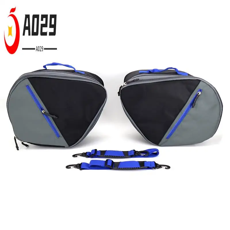 

A029-Motorcycle Luggage Bags Black Expandable Inner Bags For Yamaha Tracer 9 GT TRACER 9GT Tracer900 2020 2021 2022