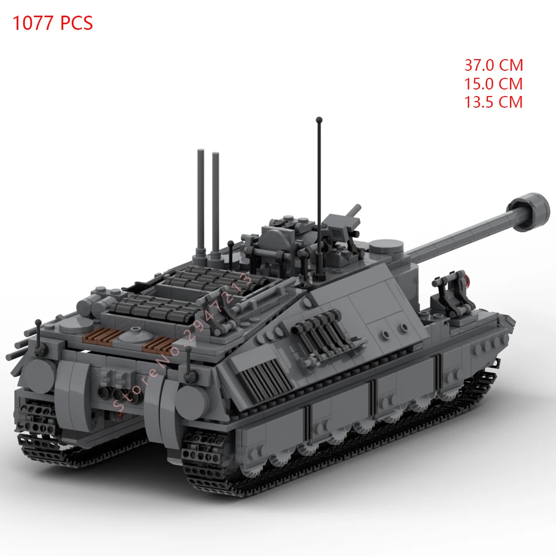 hot military WWII U.S. Army technical T95 (T28) tank model vehicles war equipment Building Blocks weapons bricks toys child gift