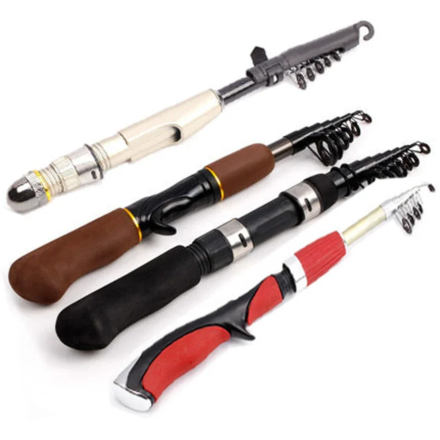 110-190CM 72-160G Hard Telescopic Rod Carbon Ice Fishing Rod Lake Rod River Fly Fishing Rod FT0041