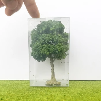 2024 New Boxed wire tree model material diy decoration Diorama green tree Model train railway railroad layout 10/12cm
