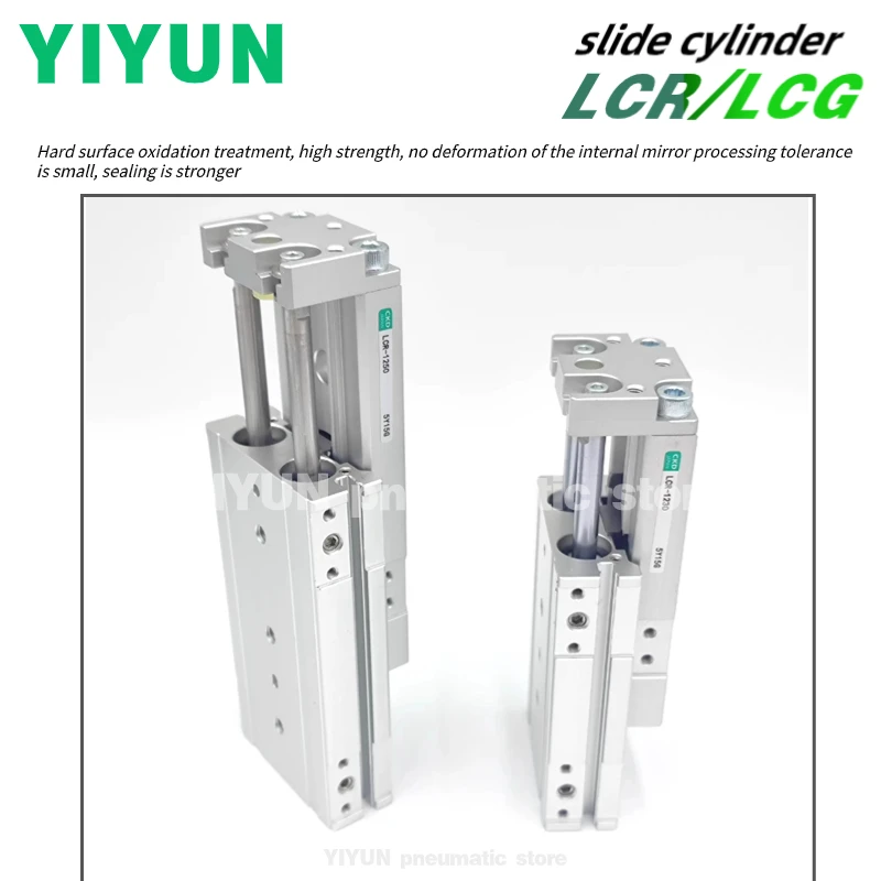 

LCR8 LCR16 LCR25-10-20-30-40-50-75-100-S1-S2-S3-S4-S5-S6-A1-A2-A3-A4-A5-A6 CKD type precision slide table cylinder LCR series