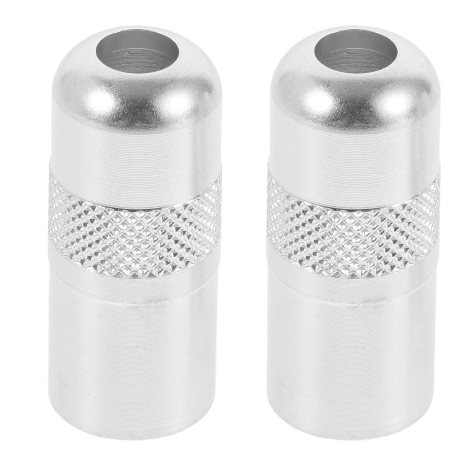 

2pcs Guitar Pickups Endpin Jack Cover Acoustic Guitar Accessories Aluminum Material Protective Function Sound Quality Silver