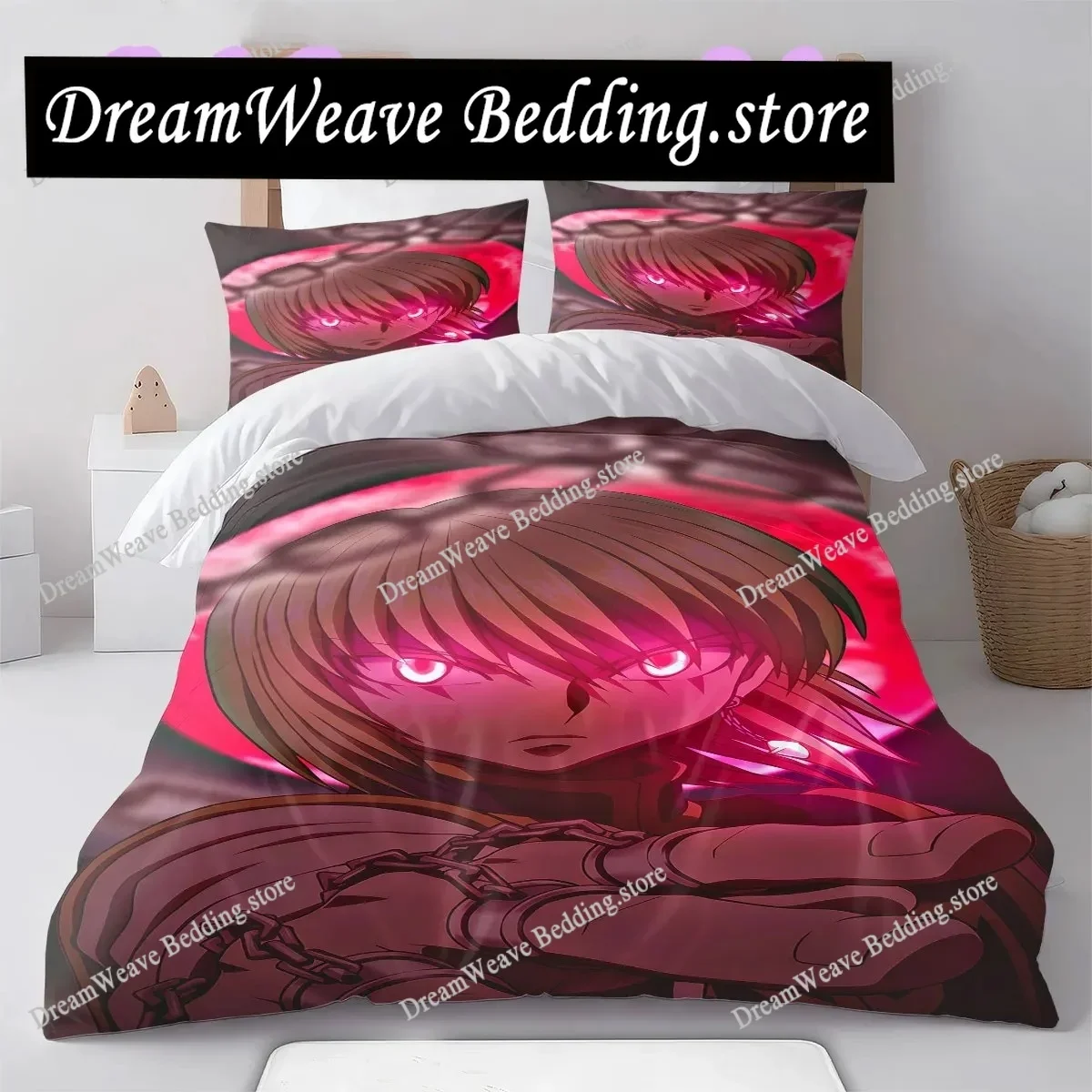 Greed Island Getaway Hunter x Hunter Printed Duvet Cover and Bedding Set, Various Sizes