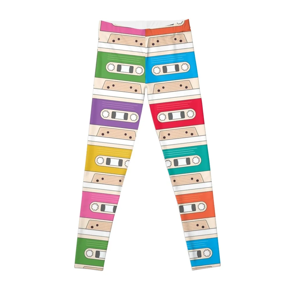 Old School Cassette Leggings Sports female sport pants Womens Leggings