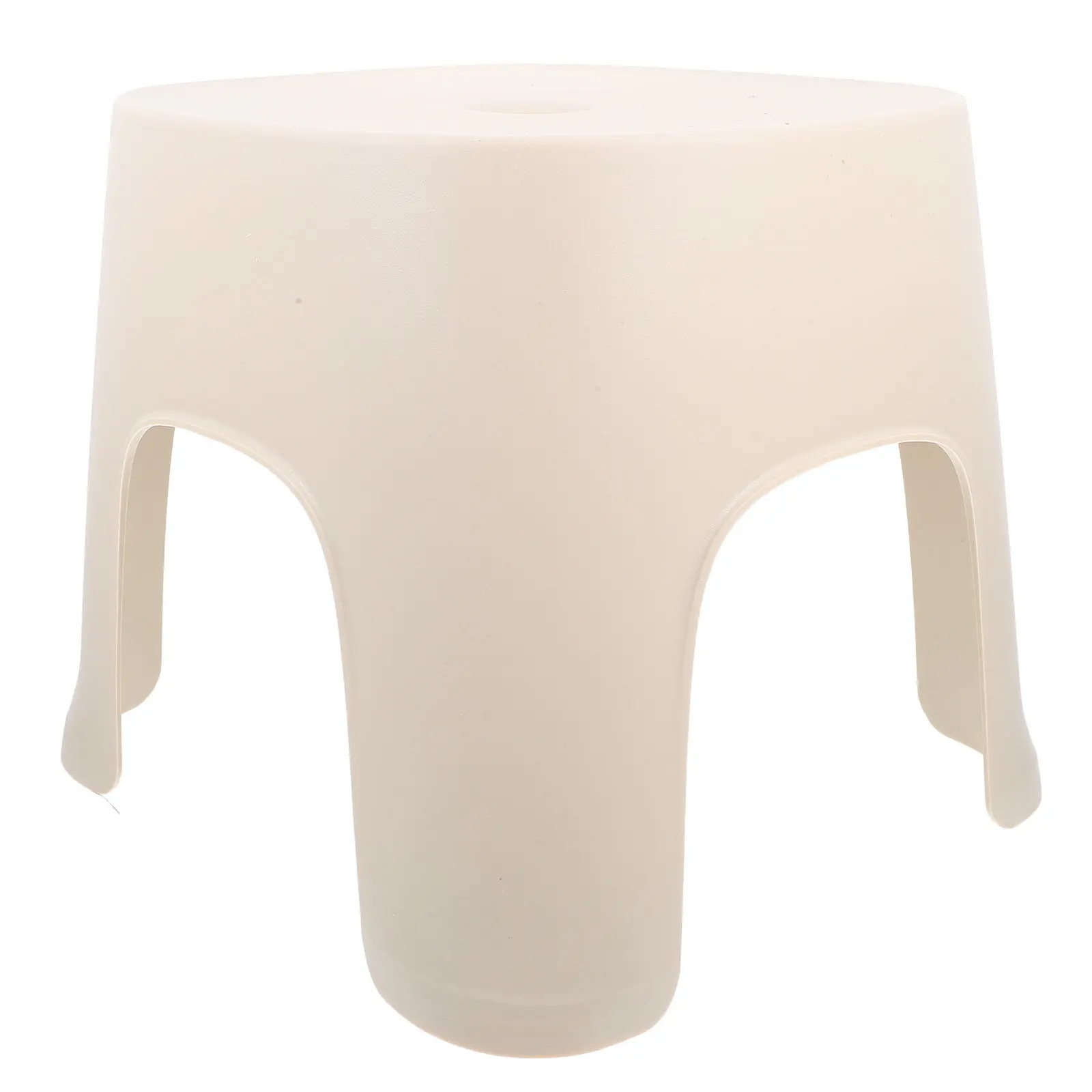 Plastic Foot Stool Small Step Stool for Bathroom Toilet Use Nonslip Design Compact Lightweight Household Footstool for Adults