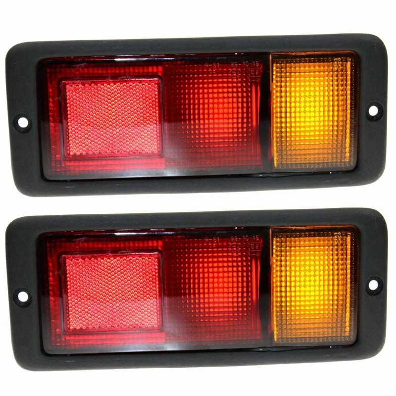 4Pcs Rear Tail Light Bumper Daytime Running Driving Lamps For Mitsubishi Shogun Pajero 1992-1999