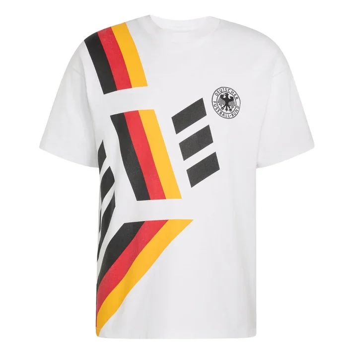 2026 Neues Deutschland-Wegtrikot für Wettbewerbe, 3D-T-Shirt, Herren, schnelltrocknend und atmungsaktiv, Fußball-Fan-Familien-Tops – Detail 4
