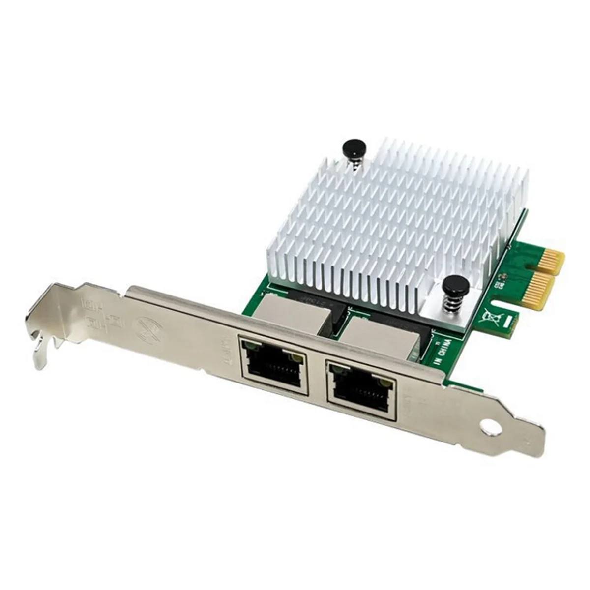 بطاقة شبكة إيثرنت مزدوجة جيجابت ، 2 منفذ RJ45 ، PCIe X1 ، Intel ASM1082E ، فلتر شرائح ، شبكة كمبيوتر ، 8111F ، m