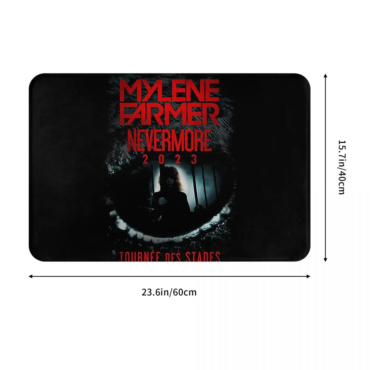 Mylene Farmer Jeanne Doormat Water oil proof Carpet Rug Kitchen Entrance Home Floor Mat for Balcony Footpad Mats