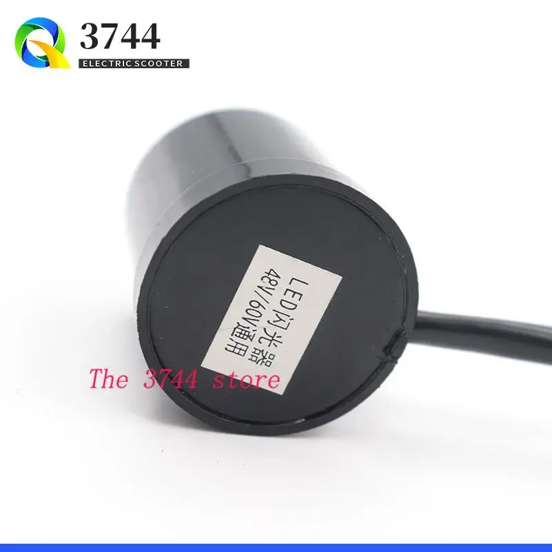 Citycoco 전기 스쿠터용 LED 점멸기 릴레이, 3 와이어 핀, 48V, 60V