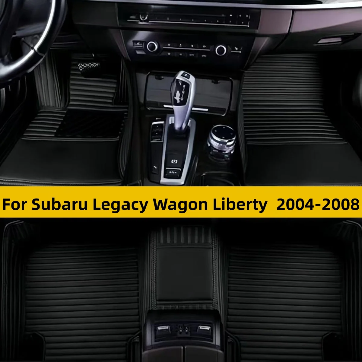 Custom Car Floor Mats Fit For Subaru Legacy Wagon Liberty 2004 2005 2006 2007 2008 Waterproof Tapetes Para Carro Car FFloor Mats