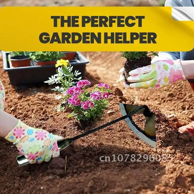 

Dropshipping Agriculture Garden Farm Vegetables Planting Rake Weeding Handheld Hoe Hollow Hardened Steel