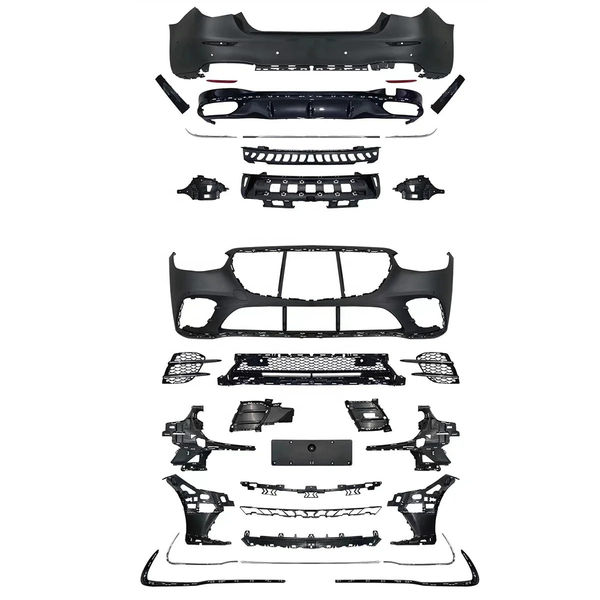 Kit carrozzeria paraurti auto classe S S580 look per Mercedes benz classe S W223 S320 S400 S450 2021-2022 anni aggiornamento modello S580 AMG