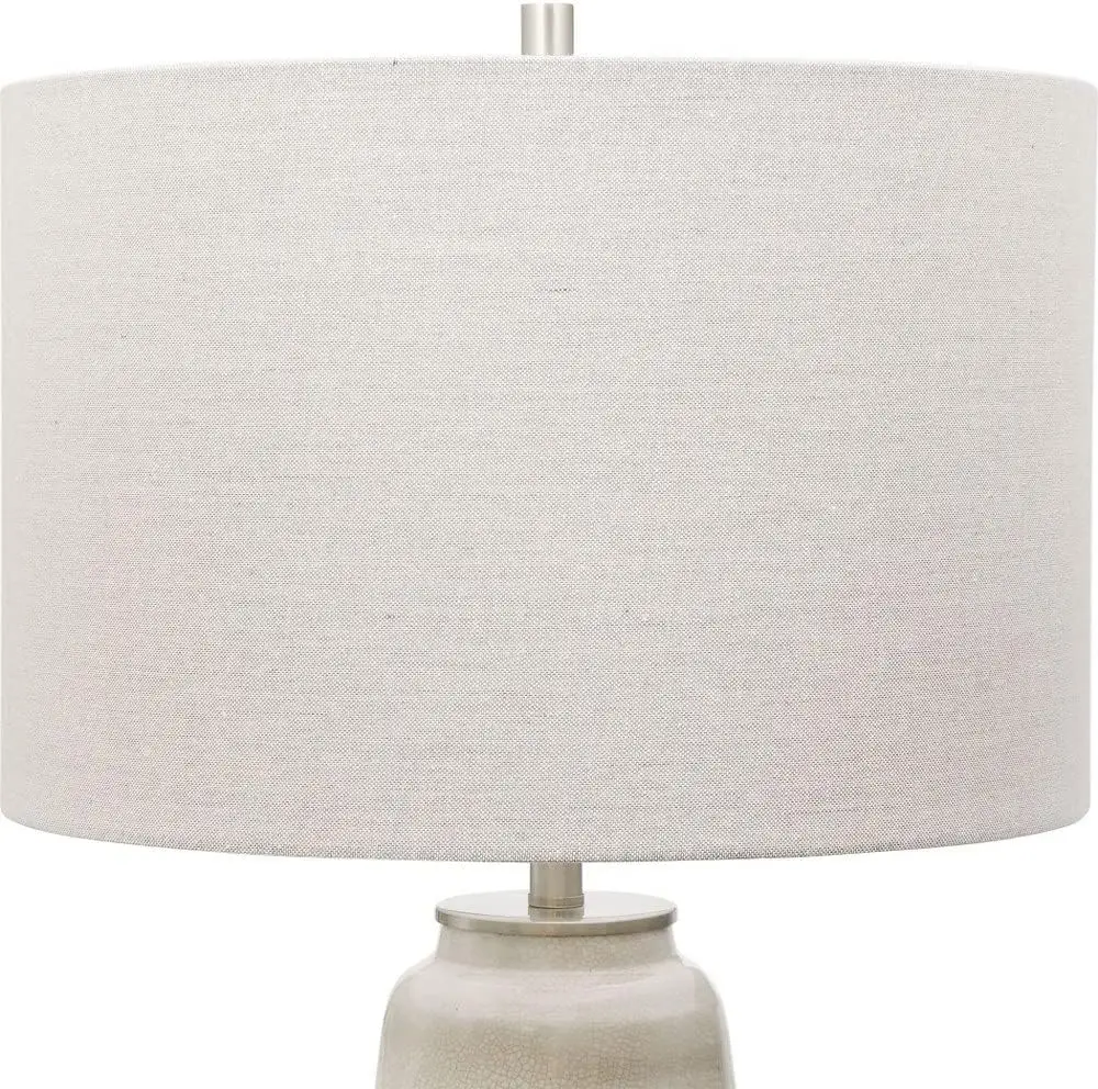 Candeeiro de mesa com 1 luz - 15 polegadas de largura por 15 polegadas de profundidade