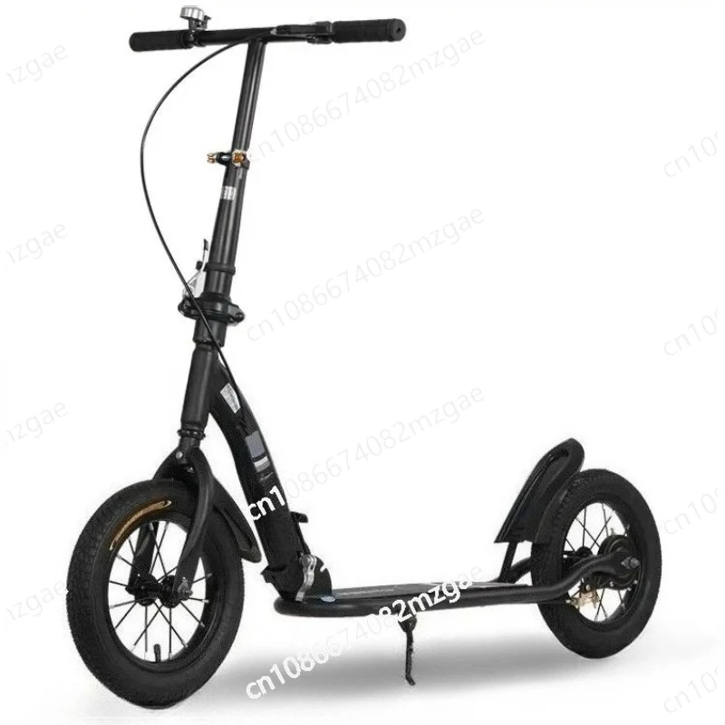 

Folding Scooter Teenagers Over 10 Years Old And Adults Portable Two Wheeled Commuting For School Commuting Non-electric