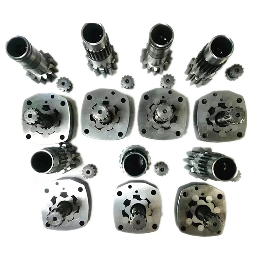 Mini Excavator Parts For Kobelco Kubota Komatsu PC18 20 30 35 40 Yuchai 13-6 35-6 55 Drive Motor Shaft To Vertical Shaft Gear