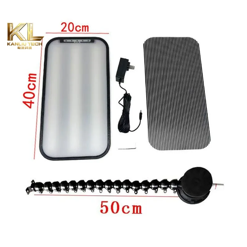 9 Colors Adjustable PDR Line Board Light, Paintless Dent Removal Lamp, Car Body Dent Detection Repair Accessories