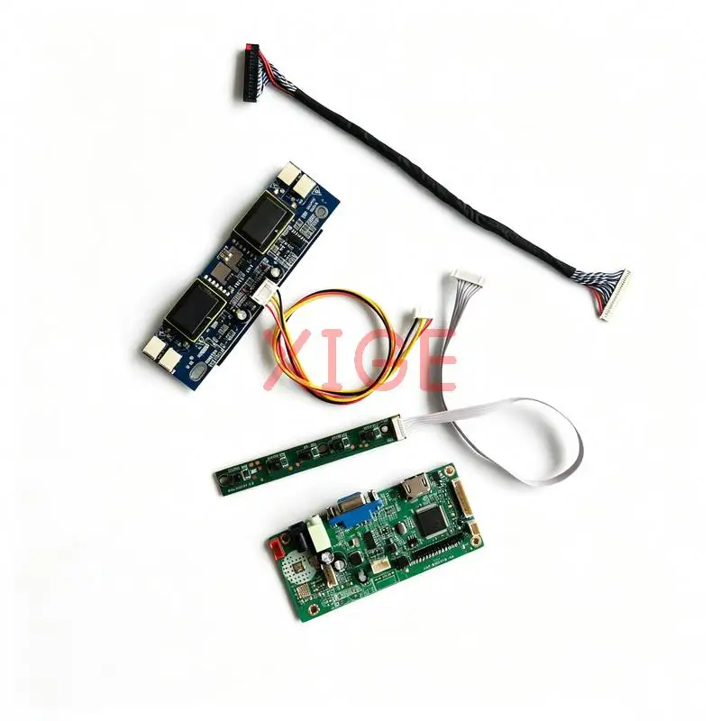 Kit de Placa Controladora de Display LCD para HT236F01 M236MWF1 M240HW01 M236H1 DIY 1920*1080 30 Pinos LVDS 1920x1080 4-CCFL VGA+HDMI