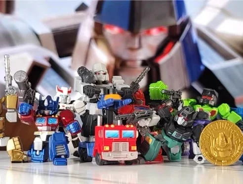 Blokees Transformers Defender Version 5,5 cm Wave1 Wave2 Optimus Prime Megatron Ironhide Thundercracker Roboter Spielzeug Geschenke