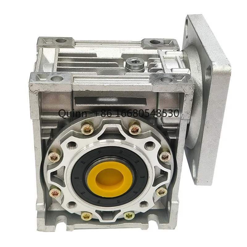 L4Worm Gearbox Speed Reducer High Rpm Worm Gearbox Aluminium Nmrv 050 Reducer Variable Wheel Drive Speed Reduction Gearbox
