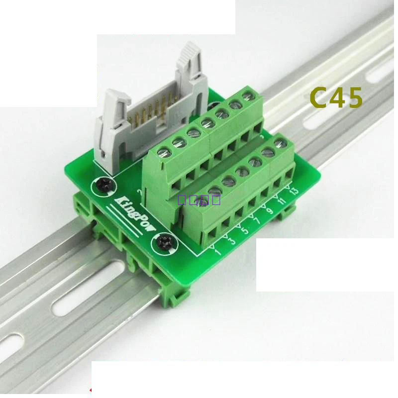 Terminal board IDC14P-B Trunk terminal Corner turn terminal Turn terminal 14 core turn terminal