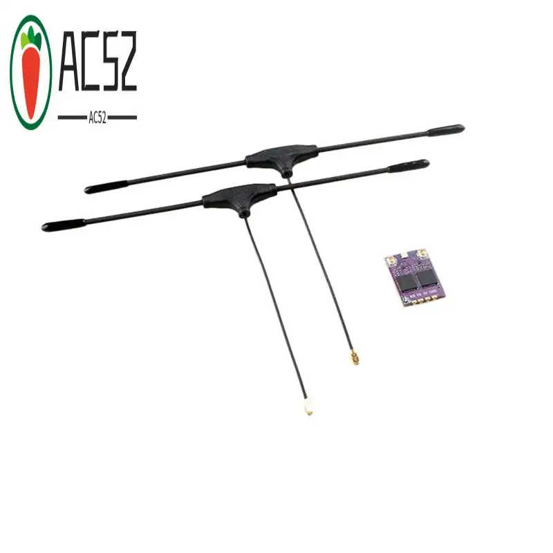 

AC52-ES900 DUAL RX ELRS Diversity Receiver Встроенный TCXO для радиоуправляемого самолета FPV Дроны дальнего действия DIY Запчасти