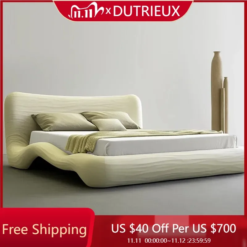 

Модная минималистичная эстетика кровати, дизайн главной спальни, современная кровать для свадьбы, итальянский стиль, женская мебель Cama Casal