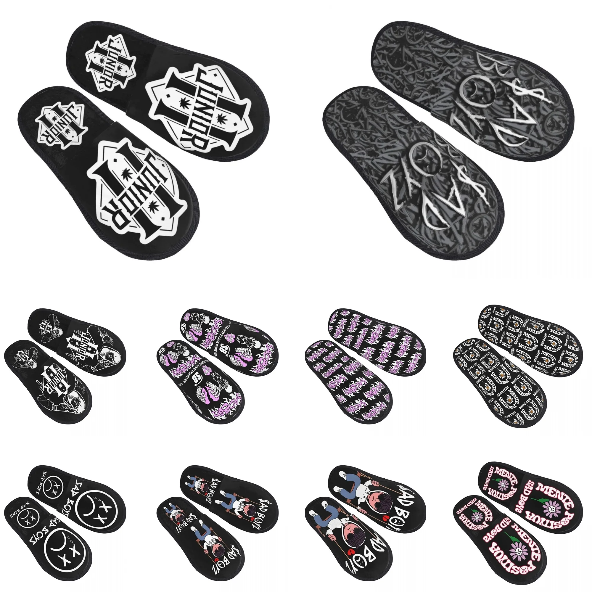 Custom J-Juniors H Merch Music Logo Soft Memory Foam House Slippers Women Cozy Warm Anti-skid Sole Slipper