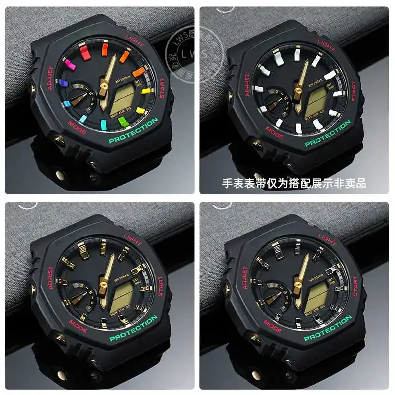 Casioak DIY часы весы кольцо индекс для Casio 5611 GA2100 2110 2IN1 часовой маркер циферблат кольцо ремонт модификация циферблата детали часов